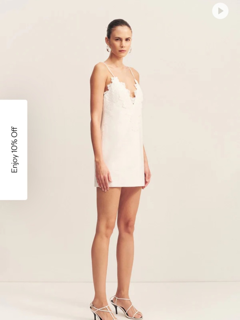 Shona Joy Toile Lace Linen Dress SIZE 4, NWT - Picture 3 of 5